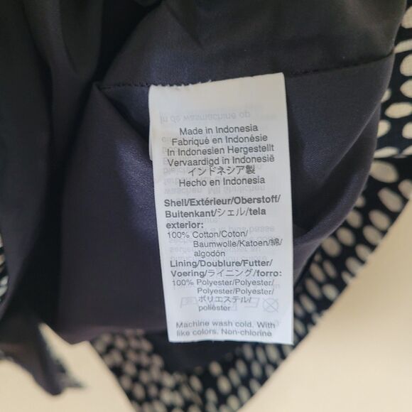 J. Crew Sheath Dress Sz 8 Basketweave Oncilla Animal Print Navy Off-White AK897 - Picture 3 of 9